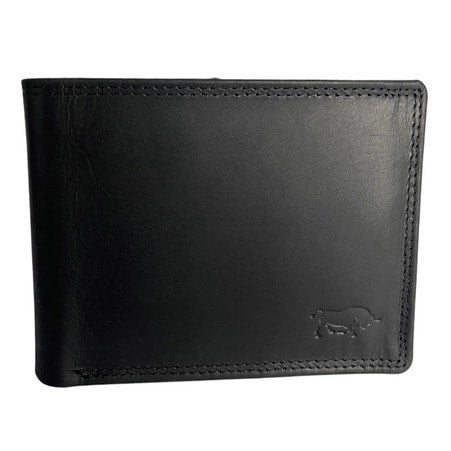BLACK BUFFALO LEATHER WALLET